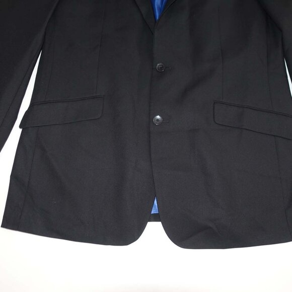 Billy London Men's Suit Jacket Size 44 Long Black 2 Button Sports Coat Blazer L - Picture 2 of 8